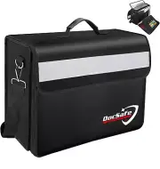 DocSafe Fireproof Document Bag with Multiple Pockets,5200°F Large 17”x12.5”x7.2”