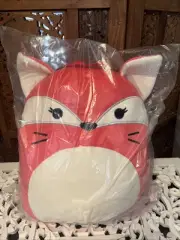 Squishmallows Backpack Fifi the Fox Full Size NEW with Tags 14 inch Plush Travel