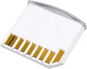 Cablecc Micro SD TF to SD Card Kit Mini Adaptor for Extra Storage MacBook Air/Pro/Retina White