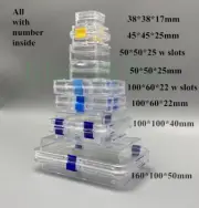 Hinged Teeth Holder Denture Inlay Fragile Display Jewelry Box Membrane Cases