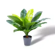 Artificial Bird Nest Fern Potted 70cm Fake Home Plant Floral Faux Wedding Supply