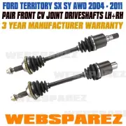 Front LH + RH CV Joint Drive Shafts for Ford Territory AWD 2004-2011 LEFT+RIGHT (for: Ford)