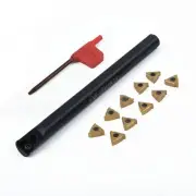Internal Lathe Threading Boring Bar Holder SNR0010K11 With 10x Inserts Set New