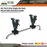 Atv Tek V-handle Single Atv Tubular Composite Rack Mount Gun Rifle Bow Holder