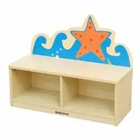 在飛比找PChome商店街優惠-海洋系統單層雙格櫃(未含盒) 華森葳兒童幼兒教具設備家具道具