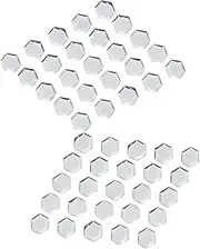 Motorcycle Decals | 2X Anti-Scratch Protector - Motorbike Protective Pad 3D Hexagonal Waterproof Vehicle Accessory for Paintwork Men Daily Use Tank