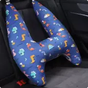 Cute Animal Pattern Kid Neck Head Support, U-Shape Children Pillow Jurassic