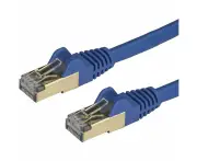 StarTech.com 3m CAT6a Ethernet Cable - 10 Gigabit Category 6a Shielded Snagless 100W PoE Patch Cord - 10GbE Blue UL Certified Wiring/TIA - CAT6a 10 &