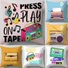 Simple Letter Pillowcase Nap Pillow Bedside Pillow Home Sofa Pillowcase