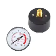 Reliable Air Compressor Pressure Gauge with Male Thread Bottom 012Bar 0170PSI
