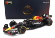 BURAGO 1/24 RED BULL RB18 #1 '22 WORLD CHAMP MAX VERSTAPPEN FIG & DISPLAY CASE