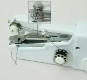 Mini Portable Household Handy Stitch Electric Handheld Sewing Machine Gift white