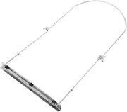 HEATSHAKING Adjustable 24-hole Harmonica Rack Neck Harmonica Holder Portable Metal Neck Rack for Musicians