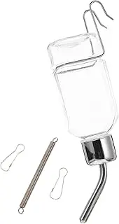 CLISPEED Automatic Pet Water Feeder Transparent Unique Design Easy to Clean Convenient for Dogs and Cats Non Spill Water Dispenser for Home Travel