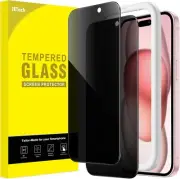 Jetech Privacy Screen Protector for Iphone 15 6.1-Inch, Anti-Spy Tempered Glass