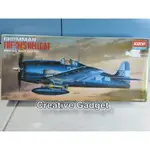 美國海軍戰鬥機 F6F 3/5 GRUMMAN HELLCAT MOKIT 學院 1/72 反對日本零 A6M 飛機