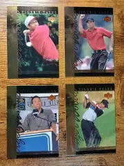 2001 Upper Deck Tiger's Tales Tiger Woods #TT10-TT13 Set Rookies