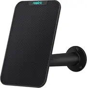 Reolink Solar Panel Power Supply for Wireless Outdoor Rechargeable Battery Powered IP Security Camera Reolink Argus 2/Argus Pro, Waterproof, Adjustable Mount, Continuous Power Supply