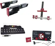 Milescraft 7300 Cabinet Kit – Hardware, Shelf Pin, European Hinge, and Drawer & Door Installation Jig Kit – Bonus Bundle