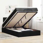 Ottoman Bed Frame with Mattress Bed Base Mattress Foundation Fabric vidaXL