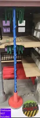 UK - REPLACEMENT Fire Pole & Base - Spins - 3D Print For GHOSTBUSTERS FIREHOUSE