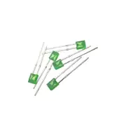 100PCS 2x3x4mm Rectangle LED Green Colou Green Light Emitting Diode NEW