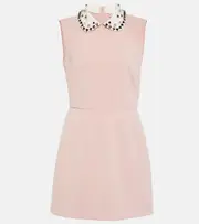 [REDValentino] REDValentino Embellished cady minidress AU 16 pink