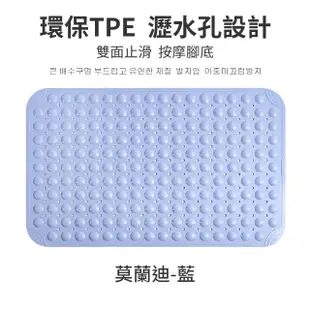 【挪威森林】TPE浴室防滑墊2入 歐盟德國TUV安全認證78x48(浴室地墊 止滑墊 嬰幼兒安心使用)