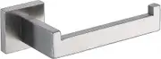Toilet Paper Holder Brushed Nickel, Toilet Tissue Roll Holders Dispenser And Hangers Wall Mounted For Bathroom & Kitchen, Stainless Steel Modern Squar