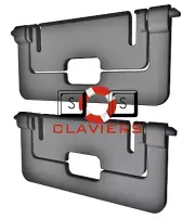 Saitek Cyborg v.7 Keyboard Spare Replacement Tilt Leg Stall Foot Feet Set