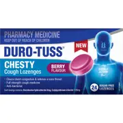 Duro-Tuss Chesty Berry Sugar Free 24 Lozenges