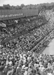The Roland-Garros stadium Davis Cup Paris France 1932 Old Photo