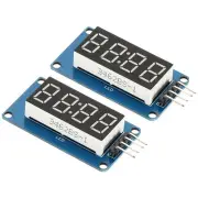 2Pcs 4 Pin 4 Digit Common Anode LED Display Digital Tube w Chip Red