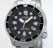 Citizen Eco-Drive Promaster DIVER'S Diver Watch Steel + Plastic Band BN0150-10E