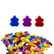 Classic Meeple Figures Female Medium Size for Board Games - Board Game Accessory