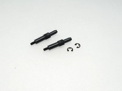 ASC6042 TEAM ASSOCIATED RC10 VINTAGE BUGGY METALLIC KIT FRONT AXLES WITH CLIPS