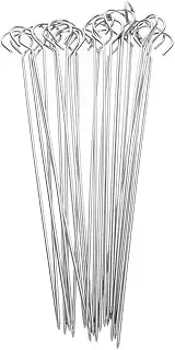 Grill Skewers Set 30pcs Stainless Steel BBQ Skewers Easy to Clean for Barbecue