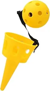 Interactive Ball Game for Beach and Yard Activities with Family, Yellow