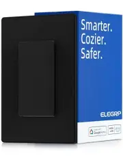 ELEGRP Digital Smart Light Switch 600W Dimmable LED/CFL 150W Lights 6 Pack
