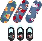 Gatuida 6pcs Christmas Camera Cover Abs Webcam Slider Camera Cover Web Camera Privacy Slider Camera Cover Slide for Phone Webcam Privacy Covers Webcam Cover Safety Various