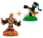 Skylanders Swap Force and Ninja Stealth Elf blast Zone with Card & stick