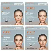 4 x VLCC Natural Platinum Facial Kit 60G For Youthful skin Boost Skin Elasticity