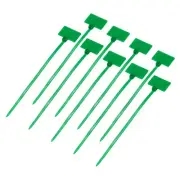 100pcs Marker Cable Zip Ties, 4 Inch Self-Locking Labels Zip Tie Wraps,Green