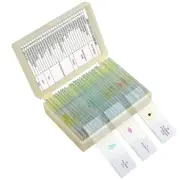 Children'S Microscope Slides, Glass Prep Slides for Microscope Accessories6025