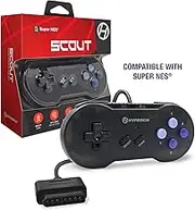Hyperkin "Scout" Premium Controller for Super NES (Space Black) - Super NES