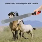 Professional High Carbon Steel Horse Hoof Trimming File Knife Rasp Double Sided
