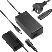 F1TP NP-F550 Dummy Battery AC Power Adapter Kit for Sony F550/770/570 NP-F970 CCD-SC55 TR516 TR716 TR818 TR910 TR917 Power Your Led Light and Feelword/Atomos Ninja V Monitor