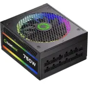 Game Max RGB Power Supply Unit 750W 80 Plus Gold Black Modular Gaming PSU