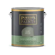 Porters 4L Olive Grove AquaSatin Enamel Paint