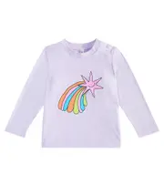 [Stella McCartney Kids] Stella McCartney Kids Baby printed cotton jersey top M 3 purple
